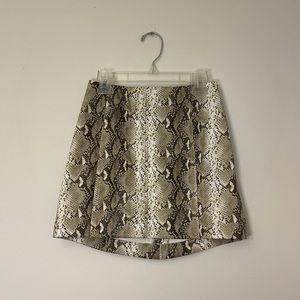 Boutique Snake Skin Skirt